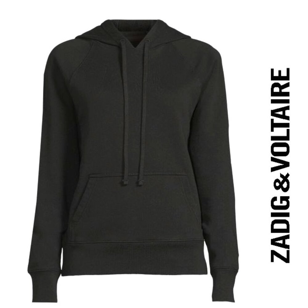 Zadig & Voltaire Black Pullover Sweatshirt  Hoodie